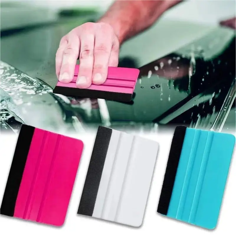 Strumento per avvolgere l'auto Raschietto per vinile Kit di pellicole per taglierina Set di tergipavimento per la tinta della finestra del veicolo Accessori per auto Strumenti per avvolgere Spatola in vinile
