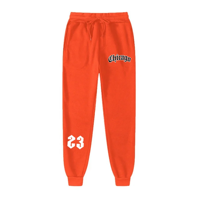 Men's Pants Autumn and Winter Men's Casual Pants Fleece Sweatpants Drawstring Running Sweatpants S-3XL Jogging Pants 14 Colors 3