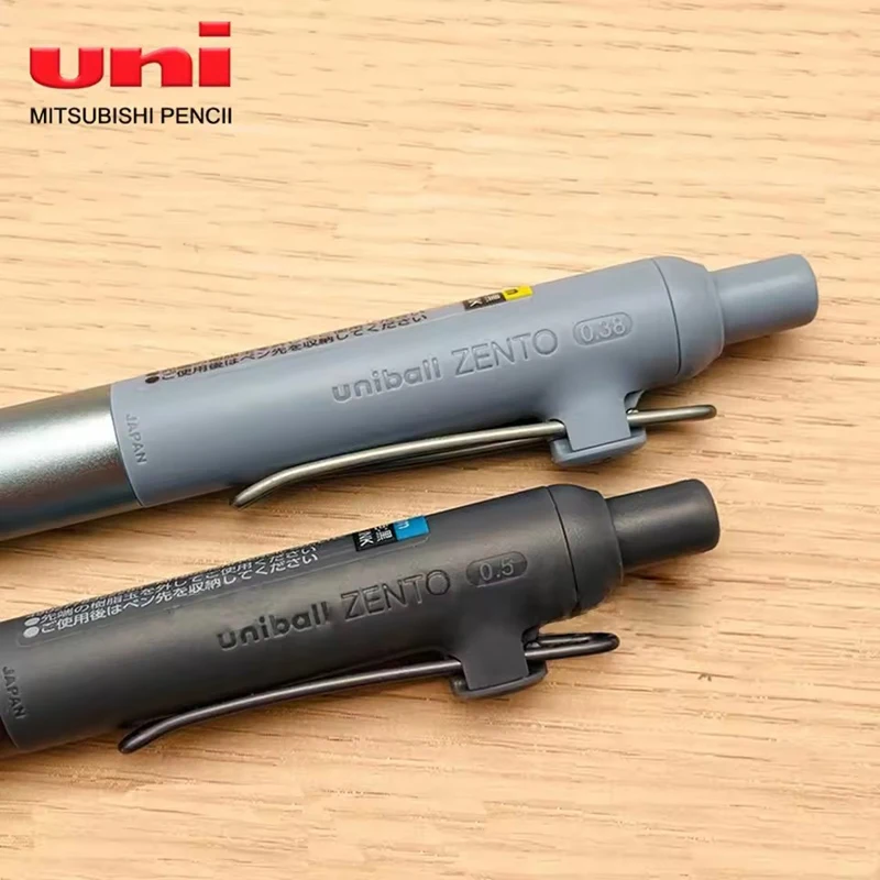 uniball ZENTO​ Limited Edition Gel Pen,High End Semi-Metal 0.38/0.5mm low-center-of-gravity,signature flow model pen for schoo