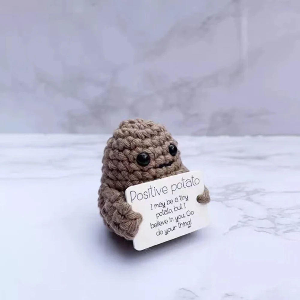 

Милое шерстяное ткачество, искусственная энергия, украшение для куклы, подарок на день рождения, шерстяной картофель ручной работы