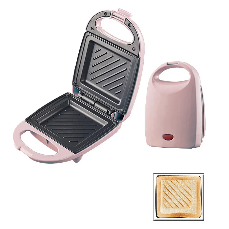 Multifunctional Electric Folded Breakfast Sandwich Maker 220v Non-Stick  Fast Toast Pan Pot Bread Waffle Grill Machine