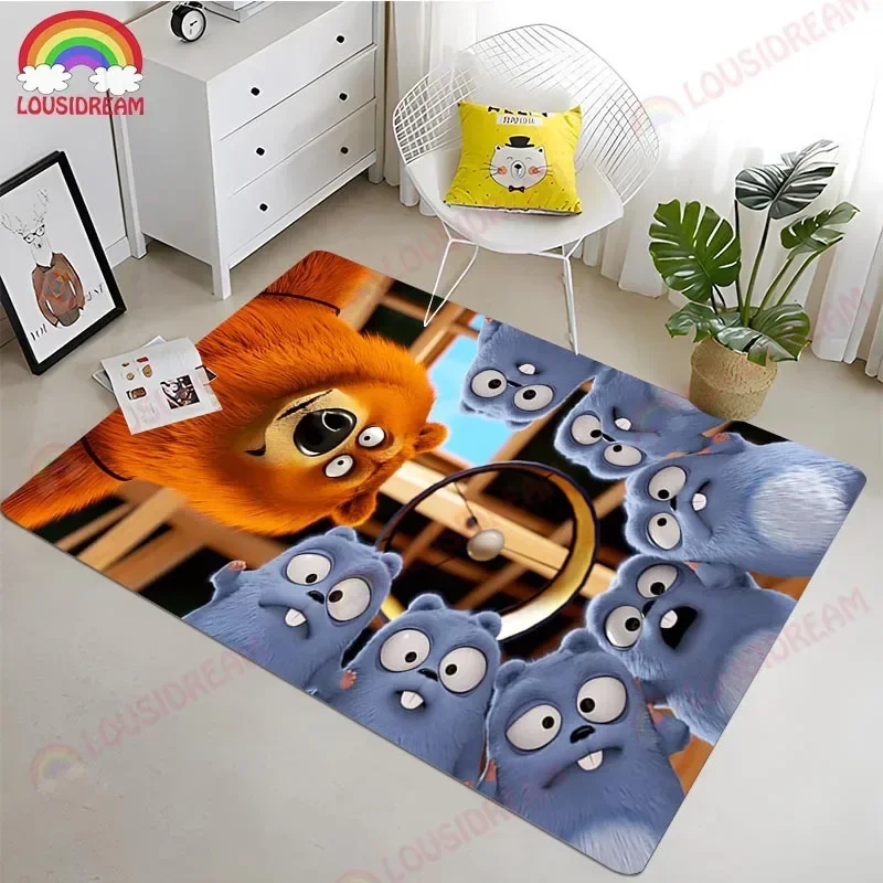 Grizzy E The Lemmings Moose Comedy Animation Bath Tappeto Antiscivolo Poster Soggiorno Mat Benvenuto Zerbino Decorazione Del Pavimento Tappeto