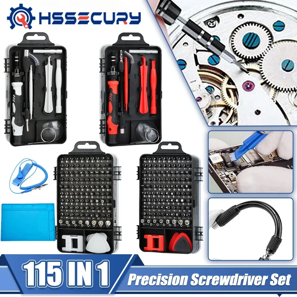 Coffret Tournevis Précision 115 En 1 - Neuf