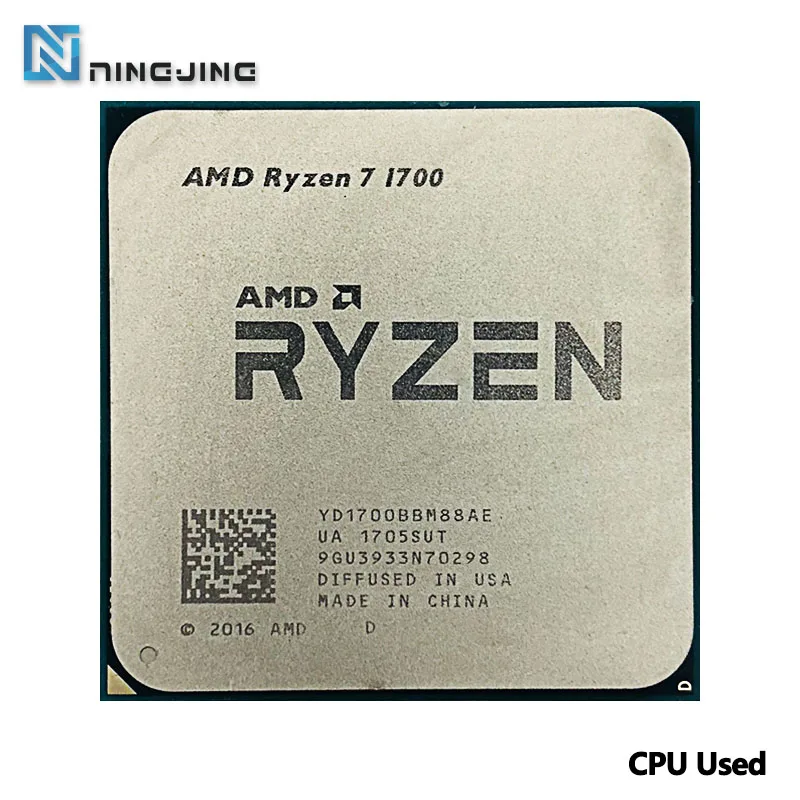 Amd-ryzen 7 1700 r7 1700 3.0 ghz中古ゲームzen、0.014 8コア16 