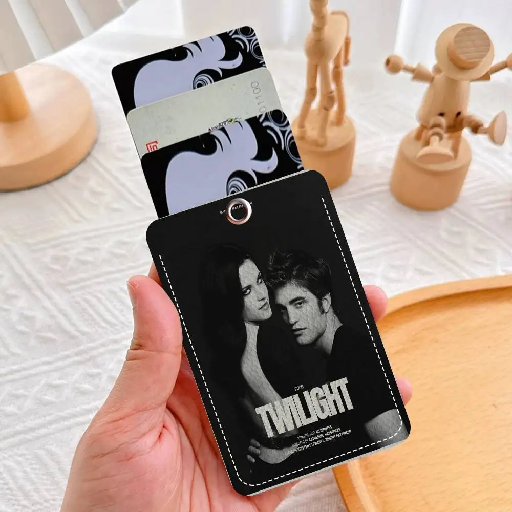 영화 트와일라잇 사무용품 남녀 신용카드 키링 학생증 ID 카드 홀더 자격증 홀더 카드
