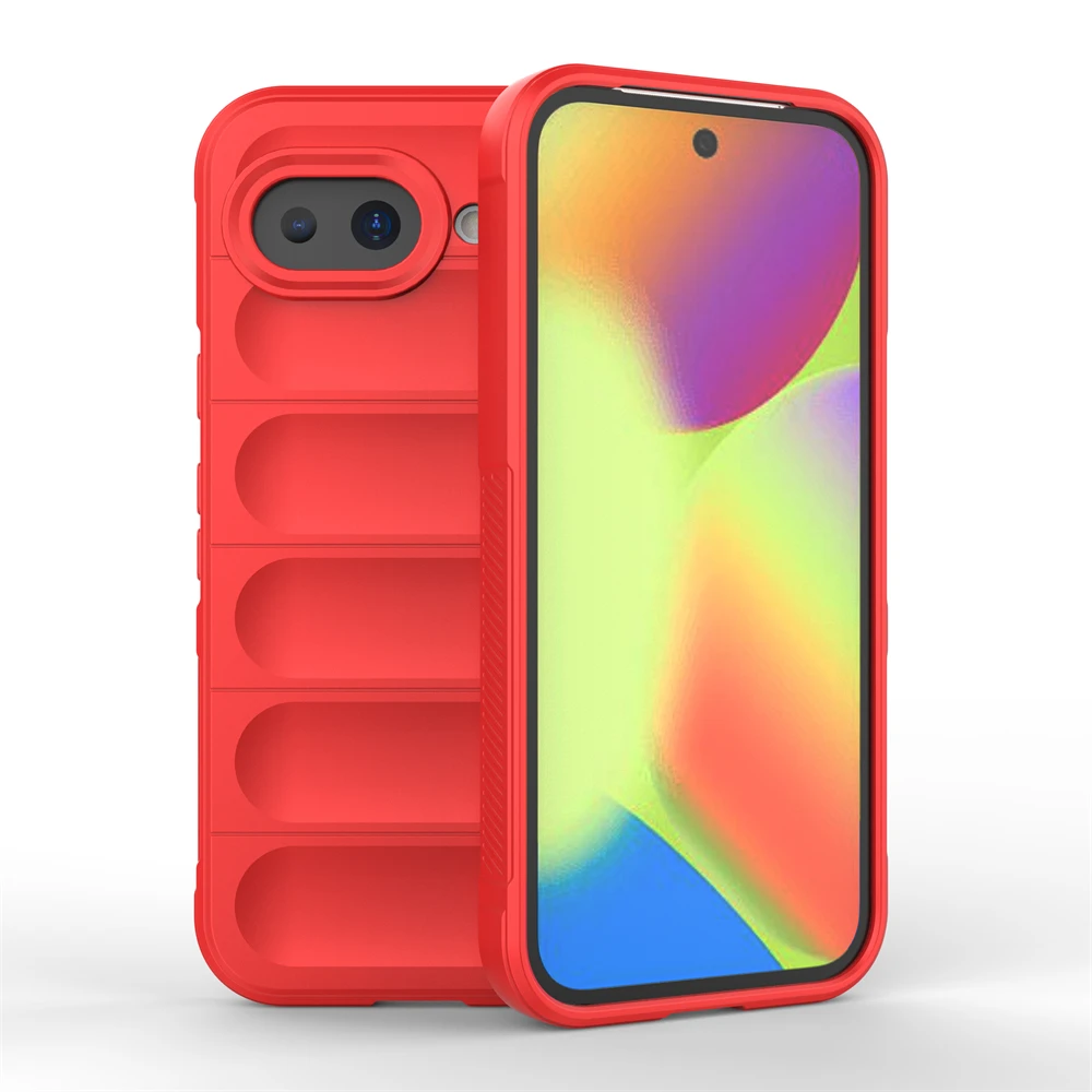 Enhanced Shockproof Soft Silicone Phone Case with Camera Protection - Skin Feel TPU Cover
