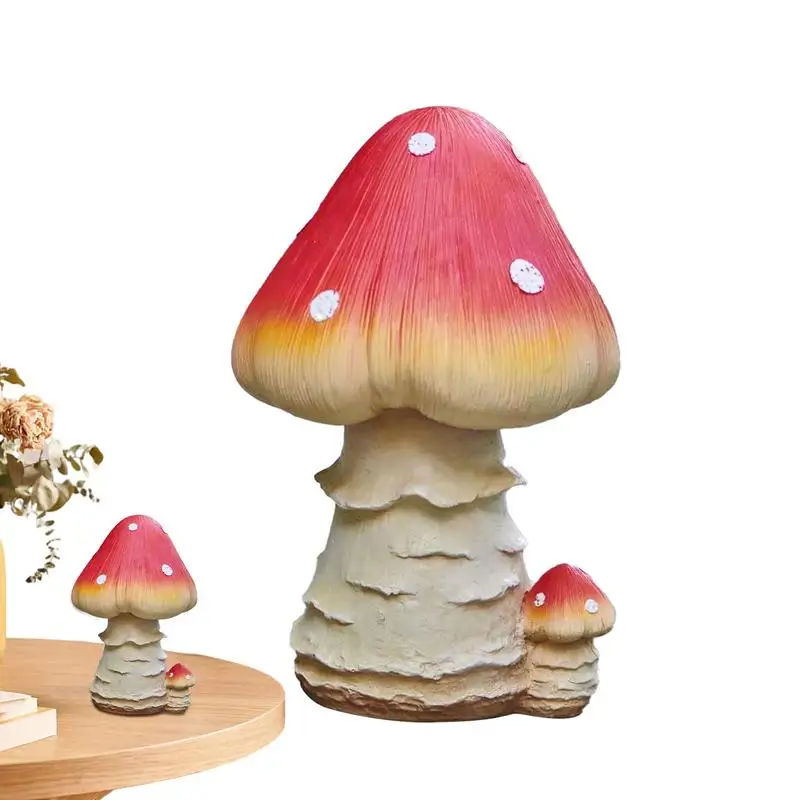 

Mushroom Figurines Decorative Mushroom Figure Mushroom Ornaments Garden Gnome For Indoor Or Outdoor Plant Pots Garden Backyard