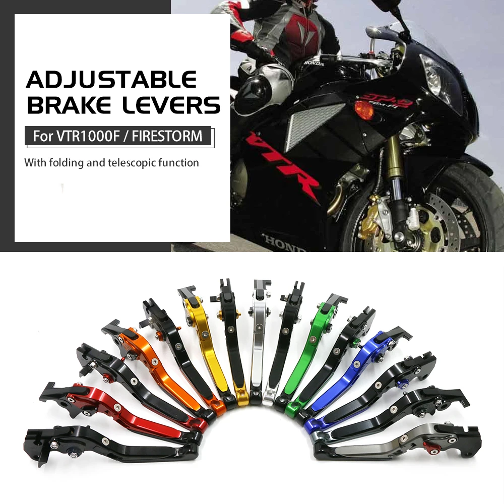 

Для Honda VTR1000 VTR 1000 SP-1 SP1 SP2 SP-2 SP 1 2 RC51 аксессуары для мотоциклов Рычаги тормозной муфты Регулируемая рукоятка с защитой от падения
