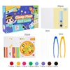 Clamp Plush Ball Game For Kids, Multi In One Clip Soft Beads Toy With Cards And Test Tubes, Color Recognition Teaching Aids 6