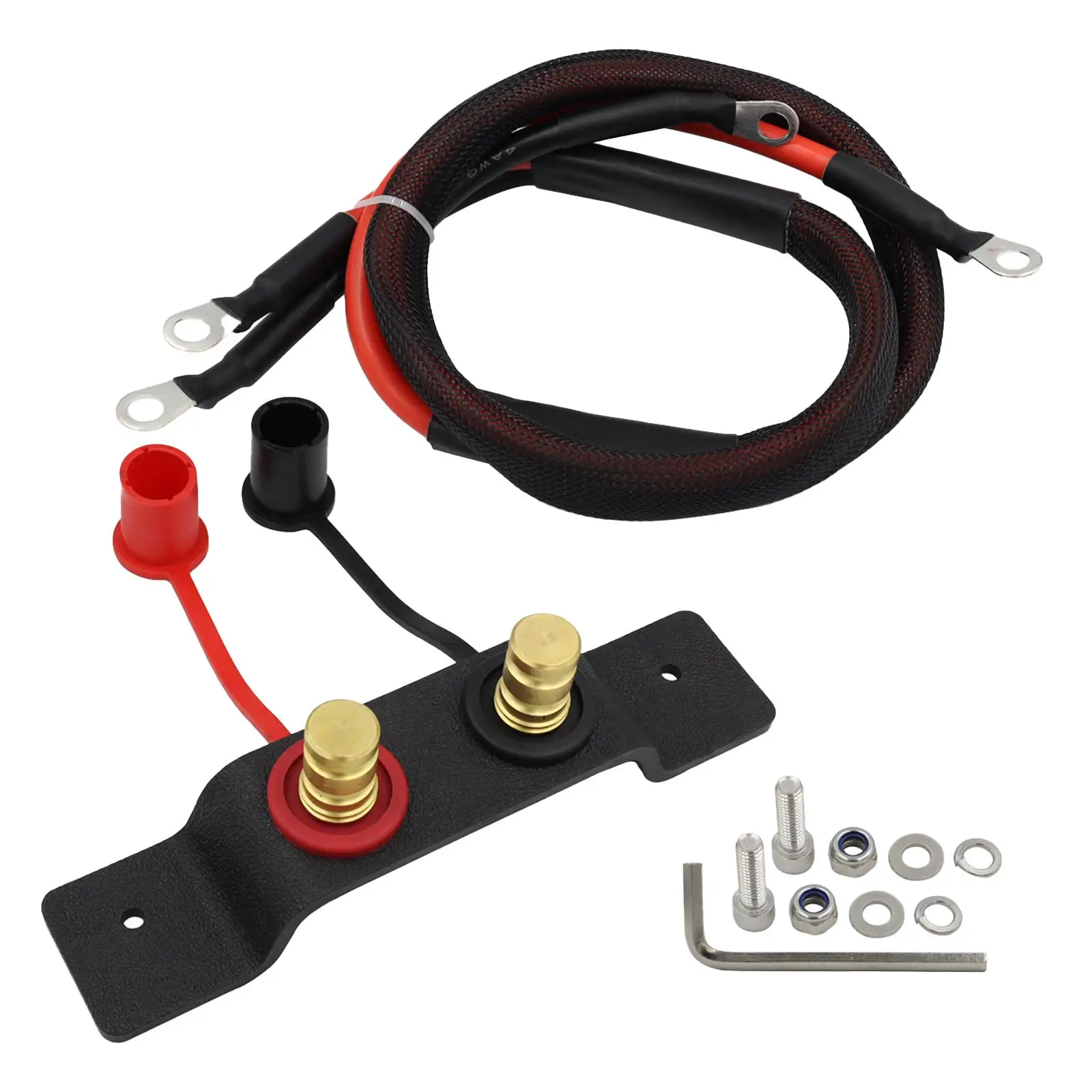 

Remote Battery Terminals Battery Post Extender Travel Trailers Quick Easy Charging Boats with Bracket Battery Post Terminals