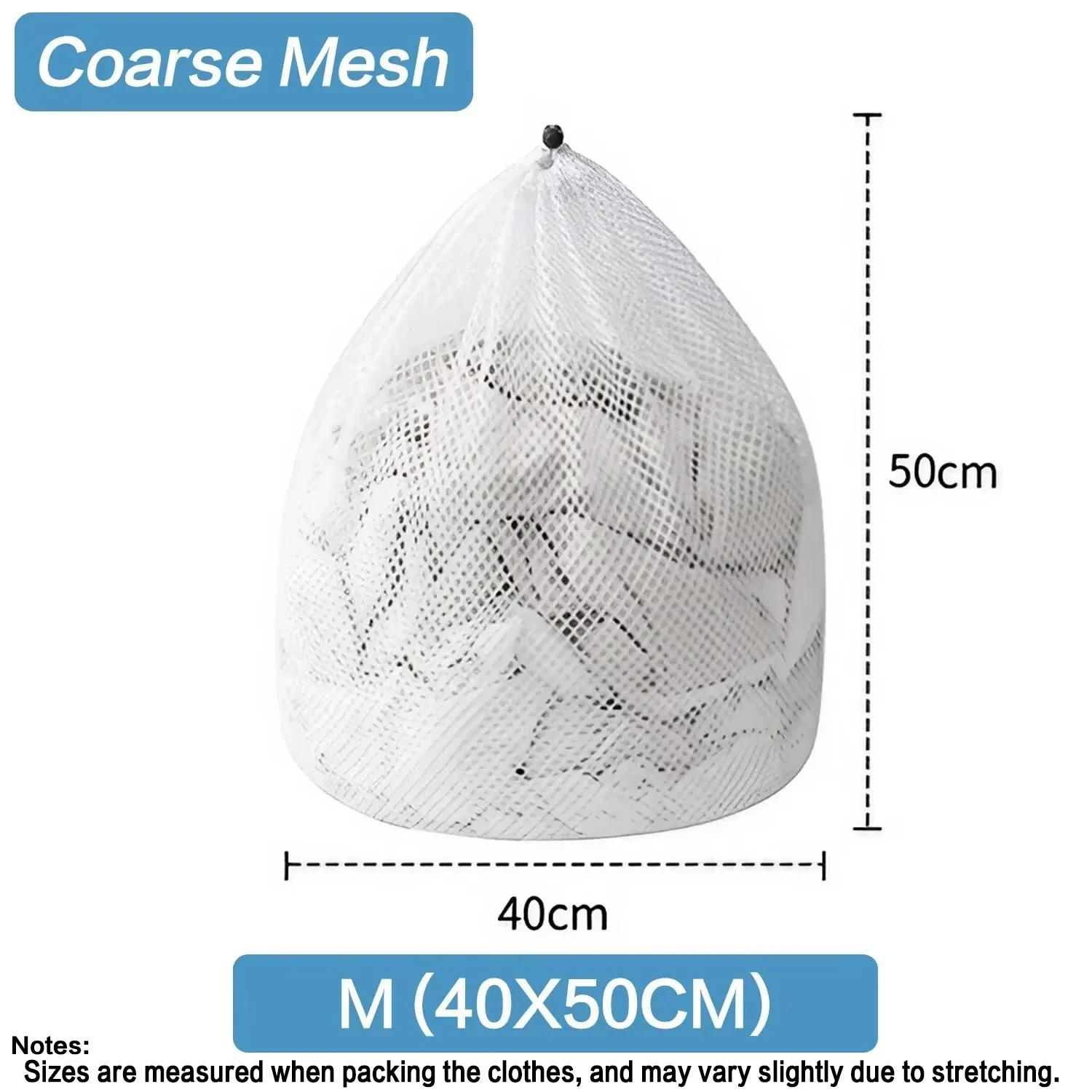 Mesh Laundry Bag with Drawstring Closure - Durable and Versatile