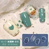 1PC 3D Silicone Nail Carving Mould Bow Bear Love Mould Stamping Design Gel Mould DIY Nail Enhancement Auxiliary Tool Various 6