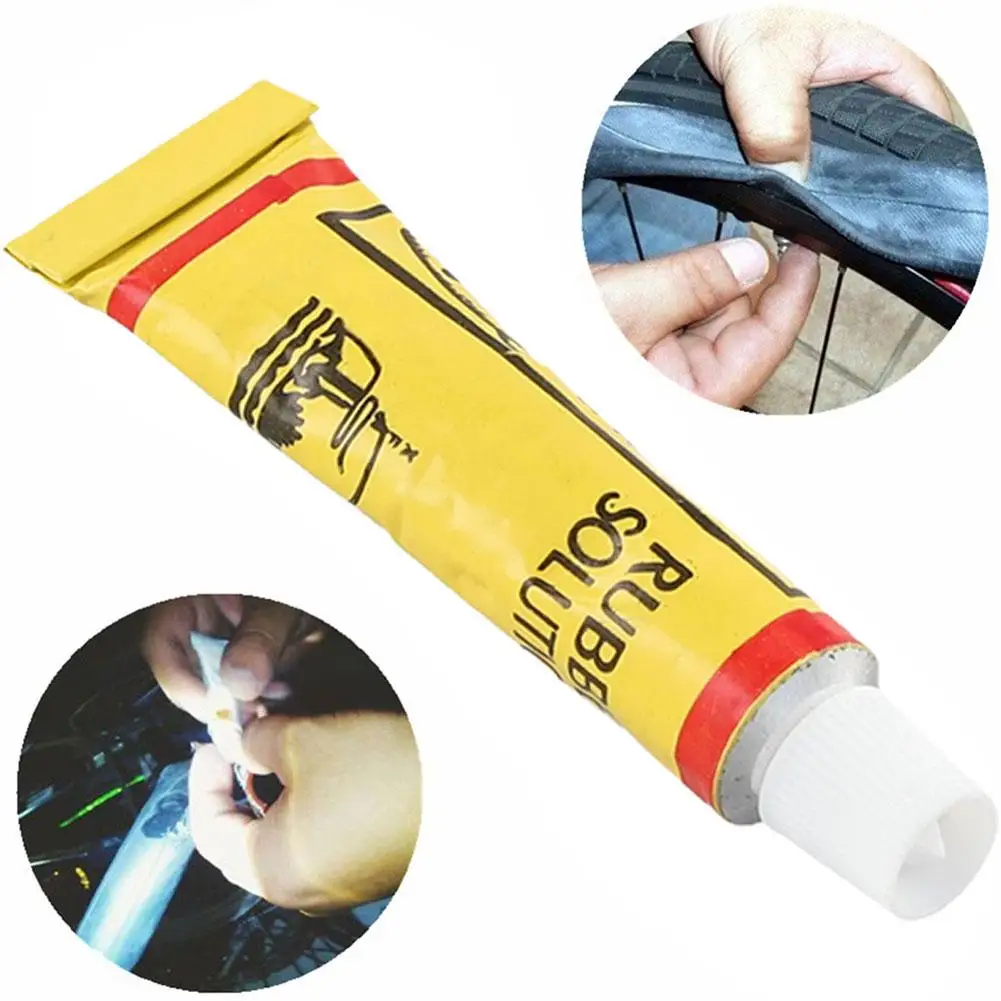 Portable Yellow Rubber Tire Inner Tube Repair Adhesive