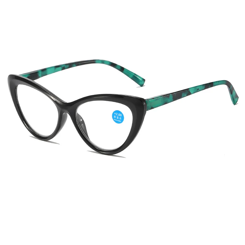 Cat Eye Printed Anti Blue Light Presbyopia Glasses Trendy High Definition Elderly Reading Glasses Ultra Light Unisex Glasses 5