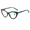 Cat Eye Printed Anti Blue Light Presbyopia Glasses Trendy High Definition Elderly Reading Glasses Ultra Light Unisex Glasses 5