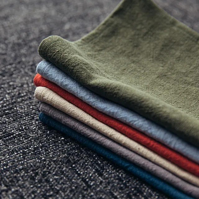 Furoshiki Wrap Ruhával Pamut És Vászon Szilárd Színű Ajándékdoboz Csomagolószekrény Zsebkendő Szalvéta 65X65Cm - Image 2