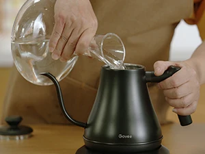 Govee Smart Electric Kettle, WiFi Variable Temperature Gooseneck Pour Over  Kettle and Tea Kettle, Alexa Control, 1200W Quick Heating, 100% Stainless