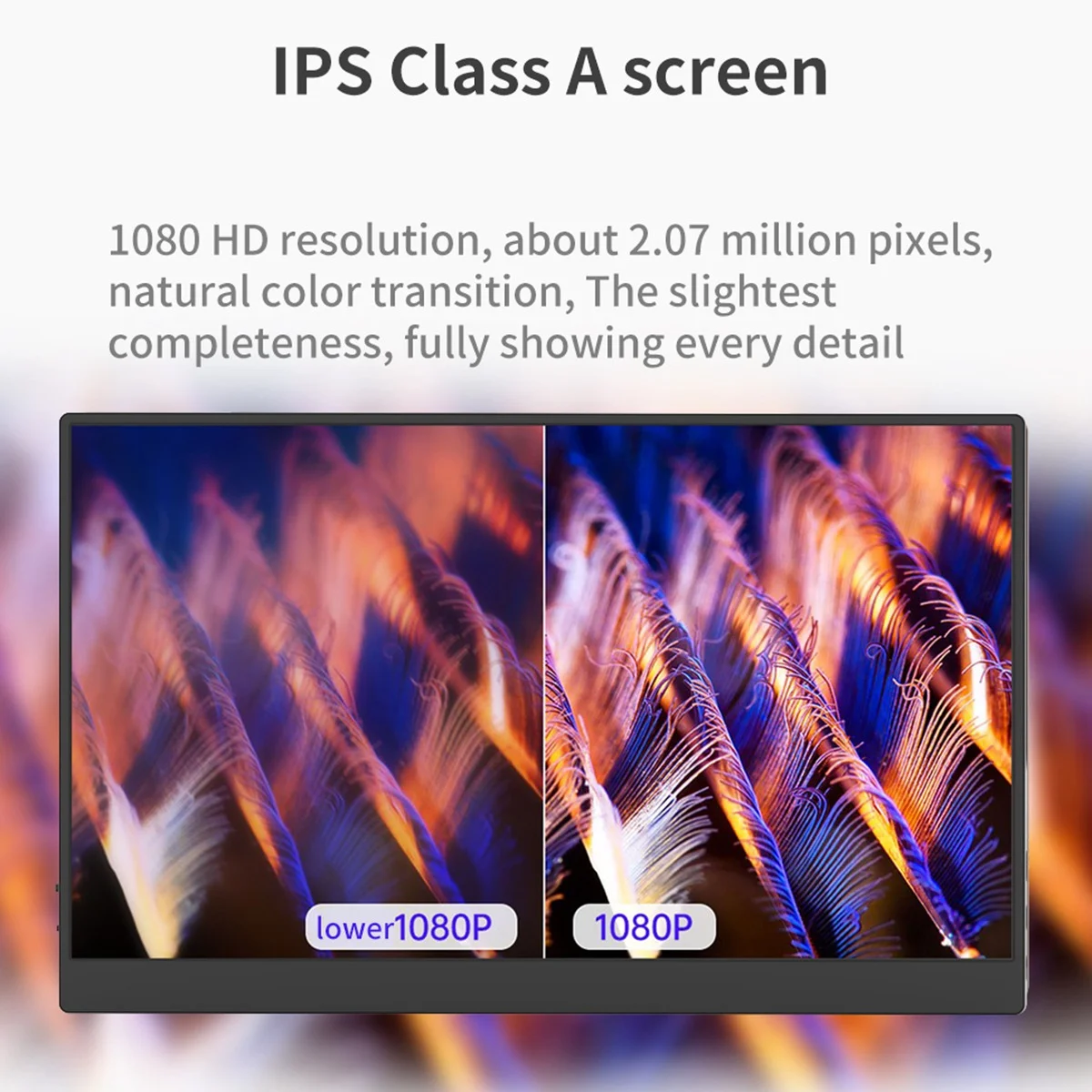 LED Ʈ ÷ ӿ , ġ PC TV ڽ C Ÿ HD, US ÷, 15.6 ġ ޴ , 1920x1080
