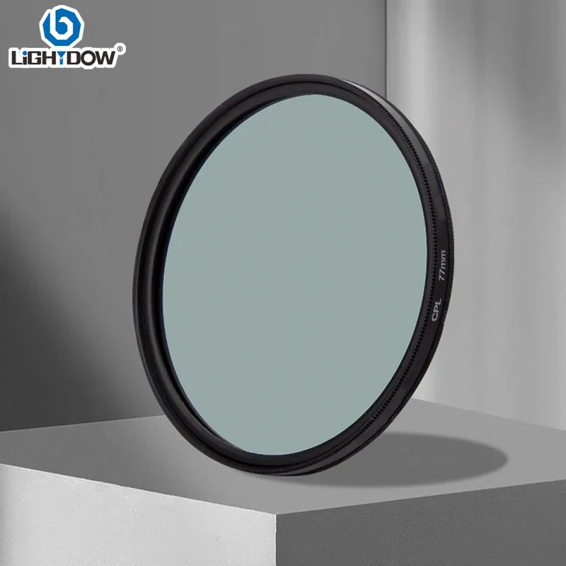 Camera lens filter Lightdow ordinary CPL 49mm 52 55 58 62 67mm 72mm 77mm 82mm for Canon Nikon Sony camera lens