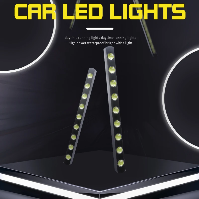 

3/4/5/6 LEDs LED Daytime Running Lights Bar DC12V Waterproof DRL Car Styling Day Lamp Front Fog Light Eagle lights