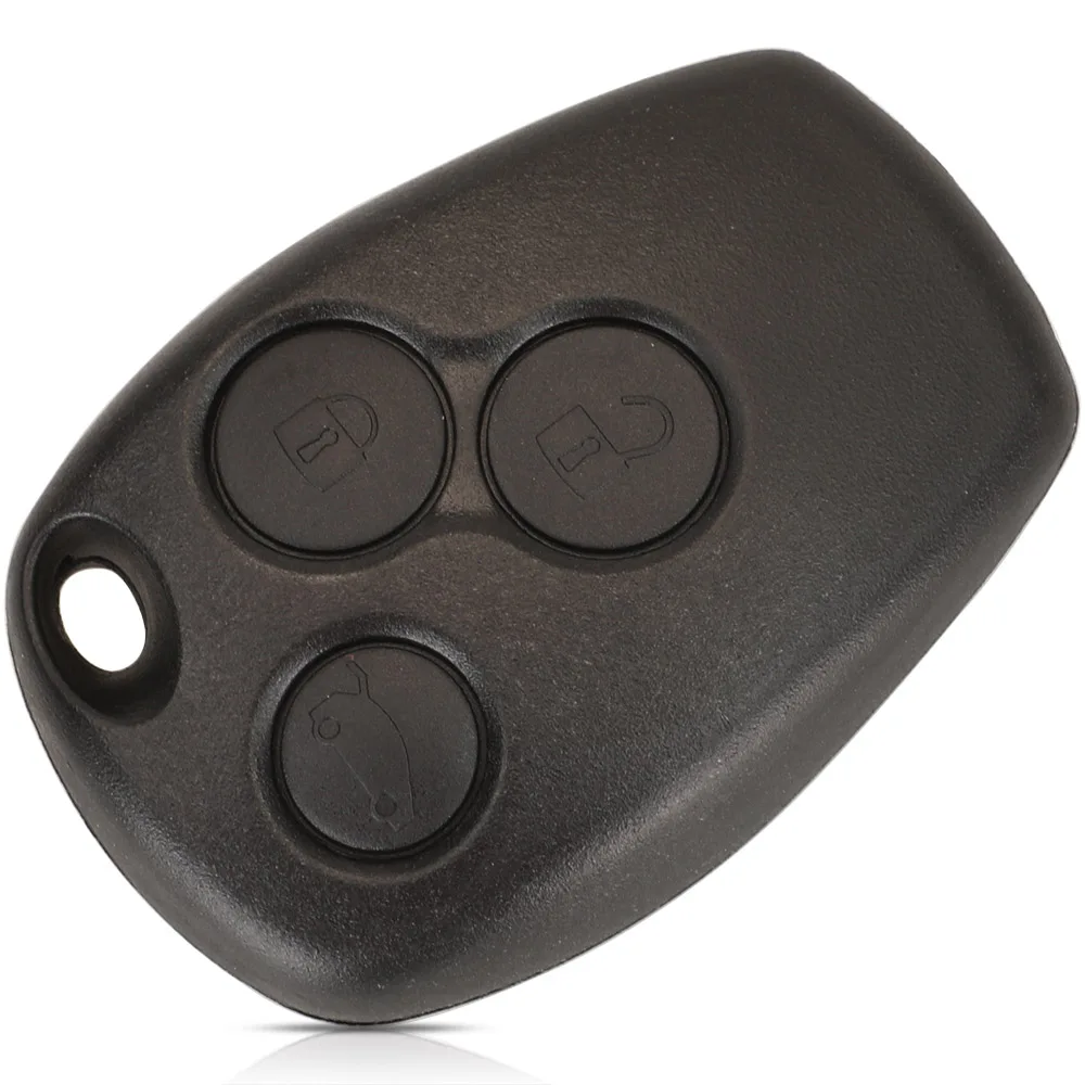 Jingyuqin 5/10pcs 버튼 원격 키 쉘 케이스 Renault Espace Laguna Duster Logan DACIA Sandero Clio Kangoo Nissan No Blade