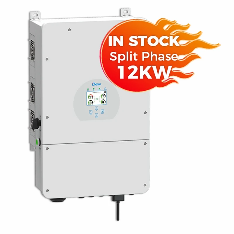 Deye Hybrid Solar Inverter 12Kw Split Phase Sun-12K-Sg02Lp2-Us-Am3 Deye Off On Grid