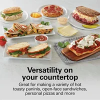 Sandwich Maker & Electric Indoor Grill with Locking Lid 2