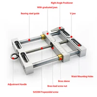 Parallel-jaw vice aluminium alloy flat tongs vice Maximum Holding Width 110mm for cnc engraving milling machine bench drill vise 2