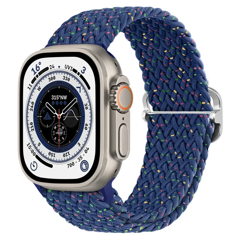 Braided Solo Loop Elastic Nylon Bracelet
