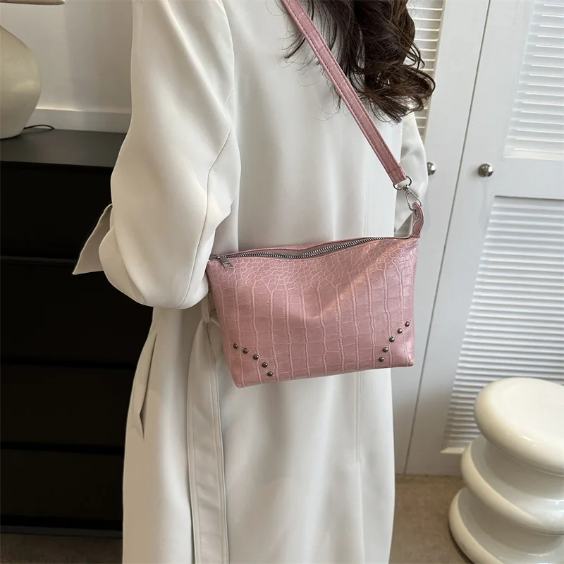 

Underarm Handbag Light Luxury Designer Handbag Fashion Simple Solid Vintage Shoulder Bag Designer Women's Crossbody Bag