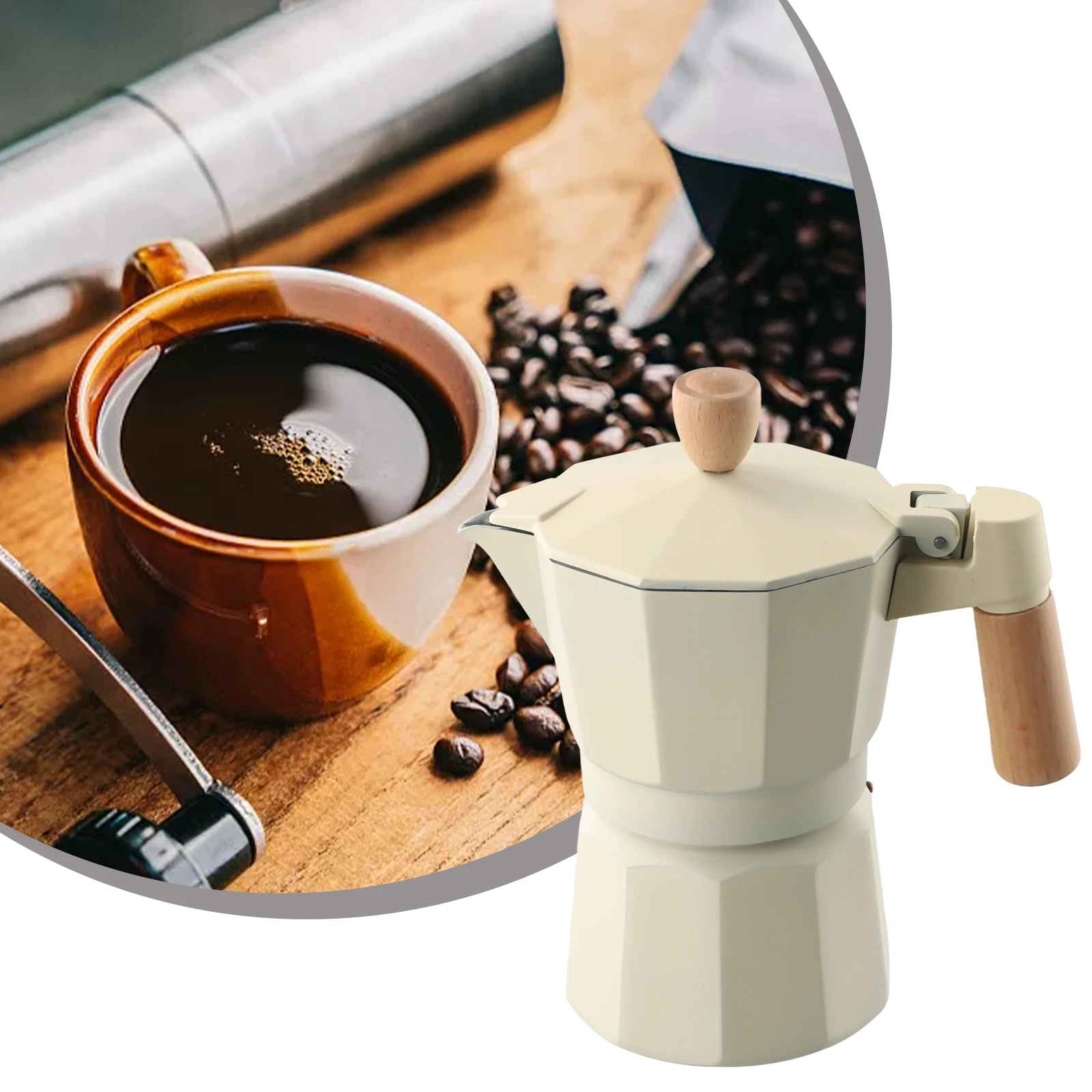 3/6 Cups Coffee Maker Aluminum Mocha Espresso Percolator Pot Coffee Maker  Moka Pot Stovetop Coffee Maker Coffeeware - AliExpress