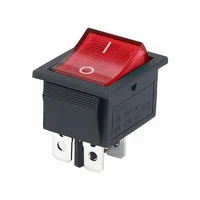Latching Rocker Switch Power Switch I/O 4 Pins 6 Pins with Light 16A 250VAC 20A 125VAC KCD4 2/3position - Image 4