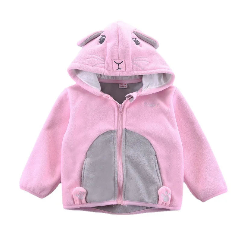 

New Autumn Winter Baby Girls Clothes Children Boys Casual Thick Hooded Jacket Toddler Costume Infant Sweatshirts Kids Sportswear