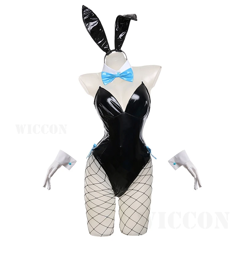 Anime Blue Archive Cosplay Leder Bodysuit Toki Bunny Girl Jumpsuit Halloween Kleidung 13 S4779d888c6c24202b9c6050c26918c40r