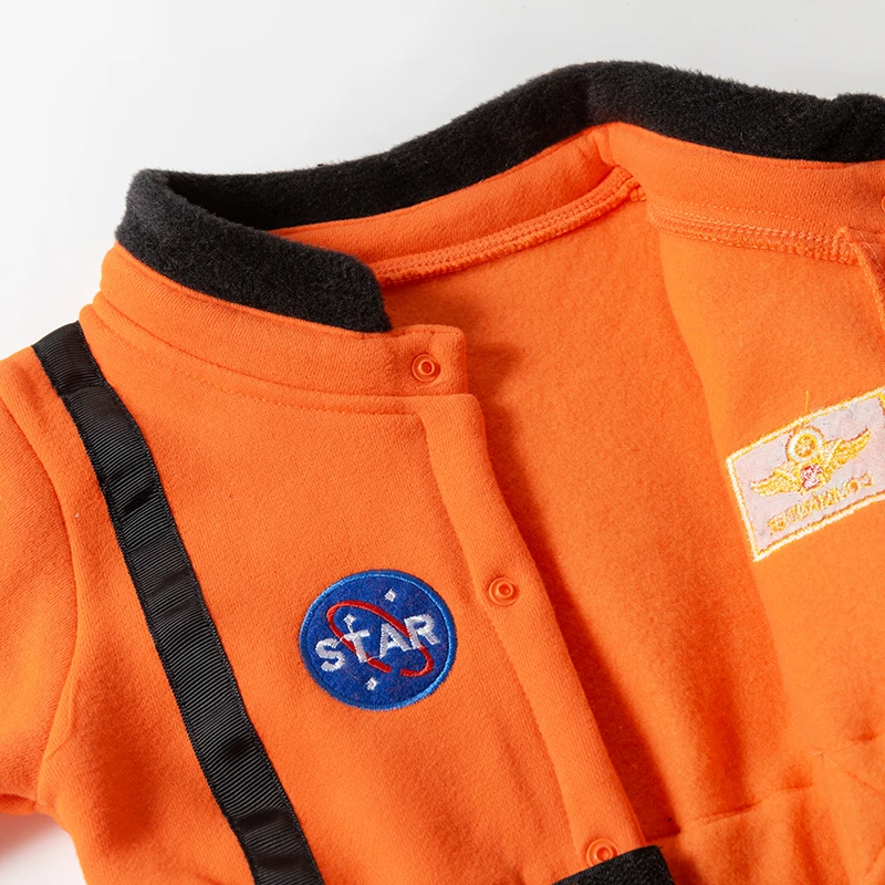 New Astronaut Costume for Baby Boy 1 Year Old Toddler Infant Birthday Theme Party Cosplay Space Suit Newborn Photography Romper 6