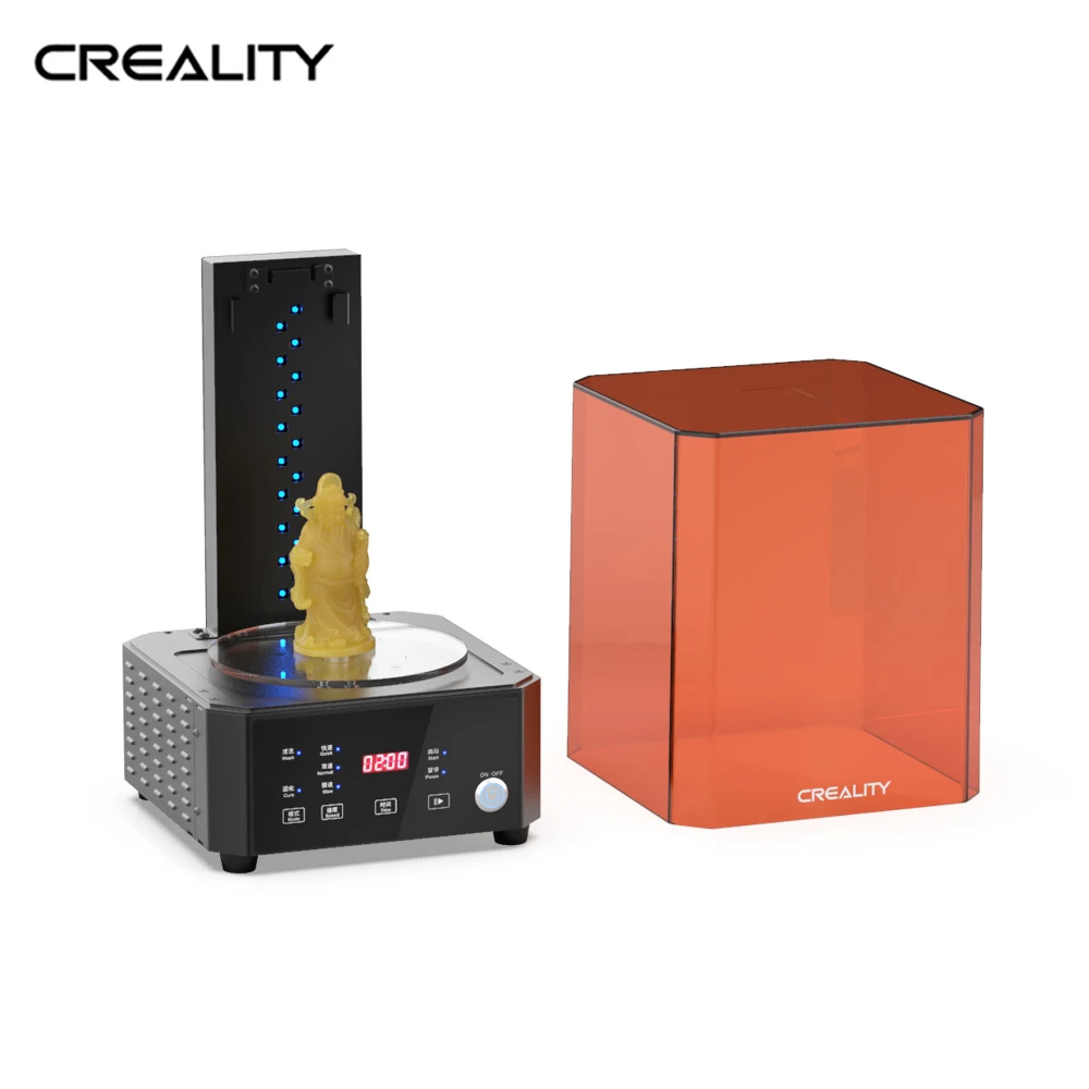 Creality 3D UW-01 Washing and Curing Machine 2 in 1 UV Curing Rotary Box  Bucket