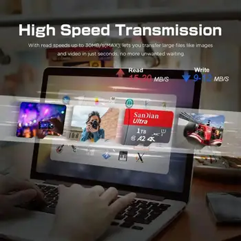NEW Class10 High Speed 128GB Micro TF SD Card 512GB SD Cards High Capacity Memory Card 32 64GB For Camera Phone With Adapter