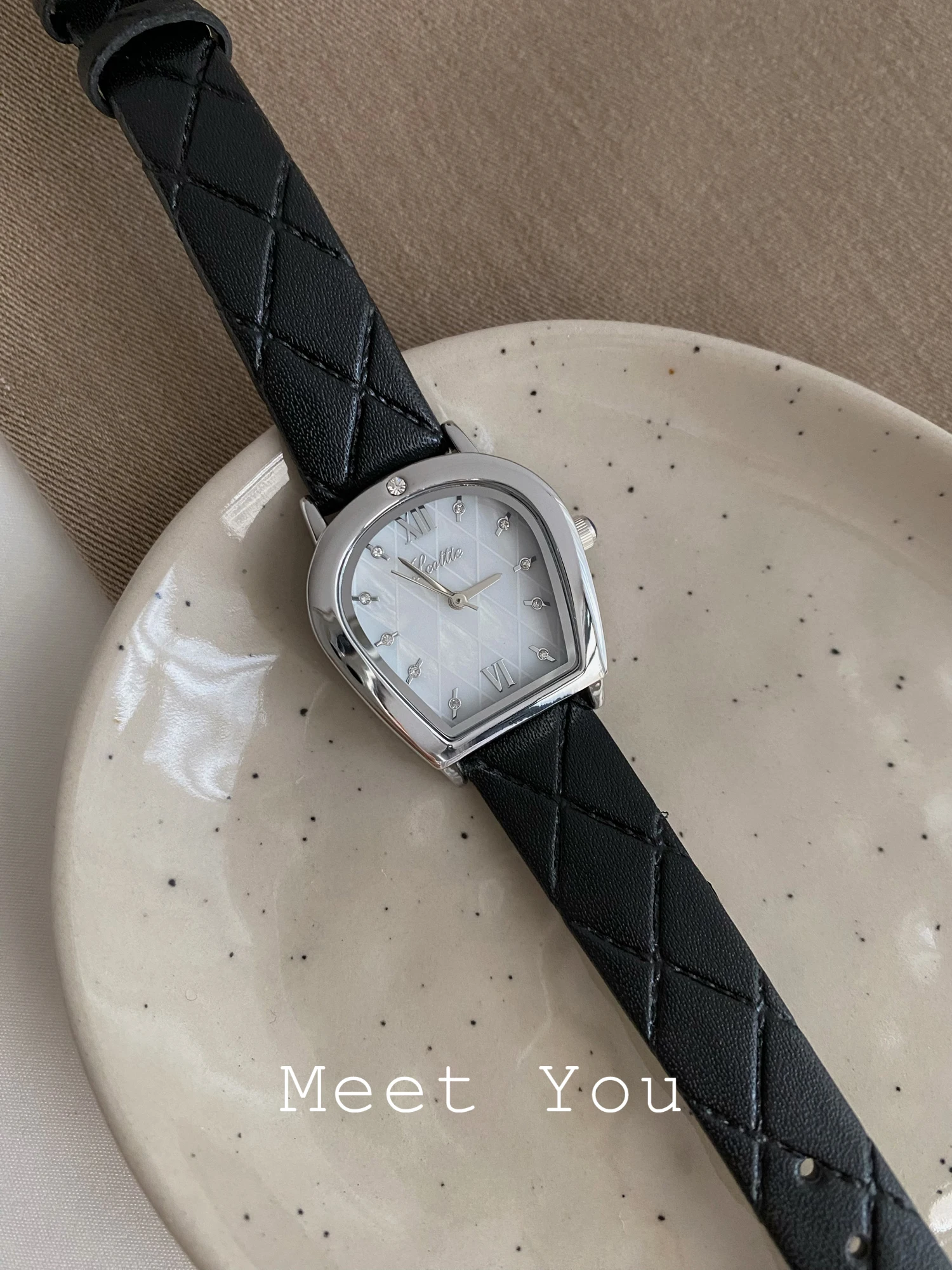 Shell New Lady Women's Watch Japan Quartz Elegant Small Fashion Simple Hours Real Leather Bracelet Clock Girl Birthday Gift Box