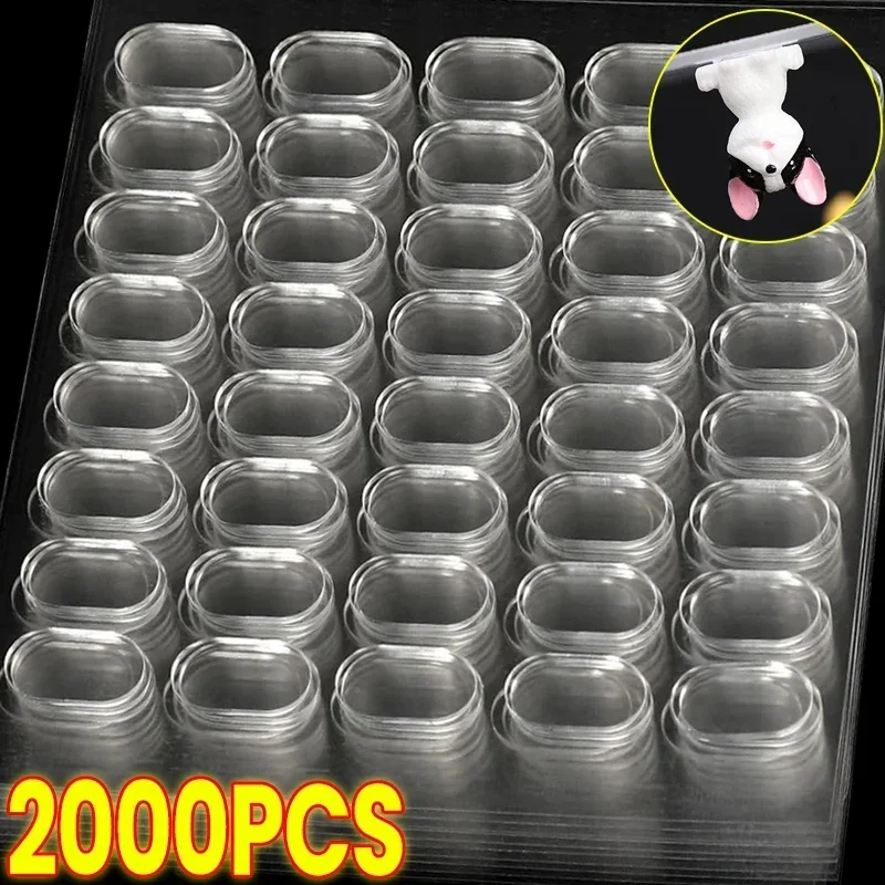 Removable Double Sided Glue Pads Self Adhesive Dots Stickers Figures Poster Dolls Wall Hanging Clear Sticky Glue Fixed Patches