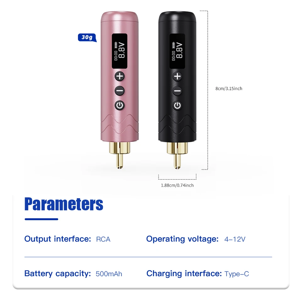 ミニワイヤレスタトゥーマシン用充電式LCDマスト,タトゥー用,ヘアケア
