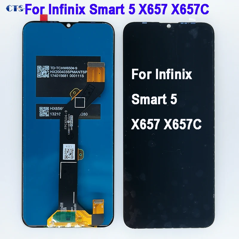 Tanie 6.6 "wyświetlacz LCD dla Infinix Smart 5 X657 X657C dla sklep