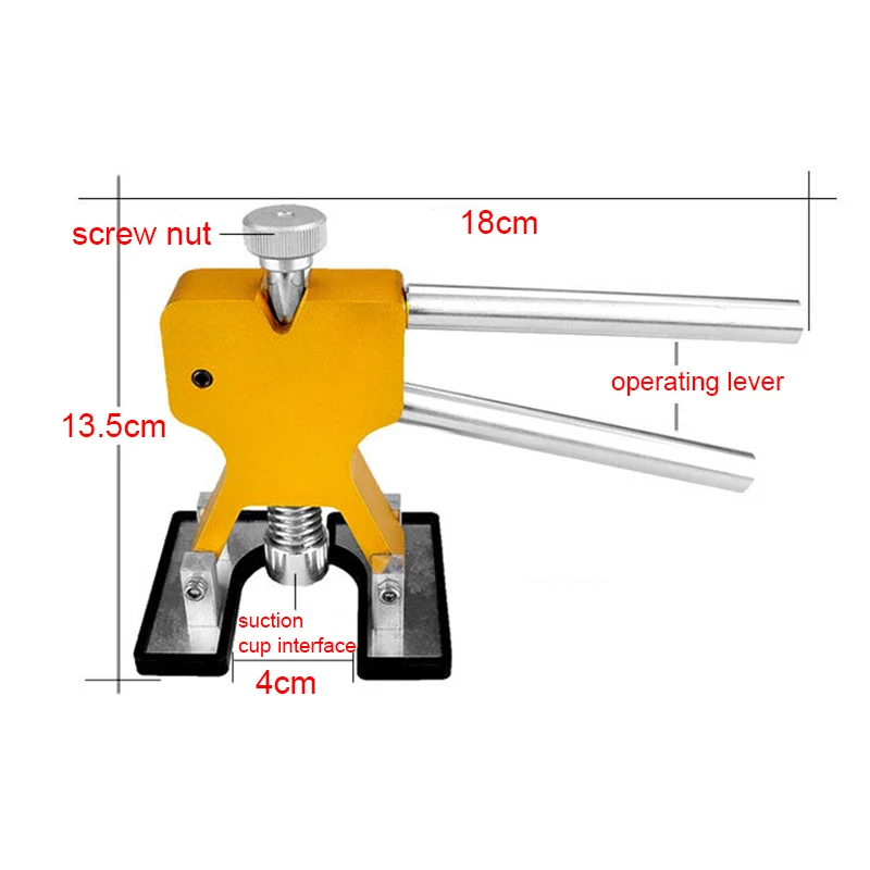 DOZPAL Outil de débosselage de Voiture – Lampe LED de réparation de Bosses  de Voiture 6 Couleurs réglables – Kit de réparation de Bosses sans Peinture