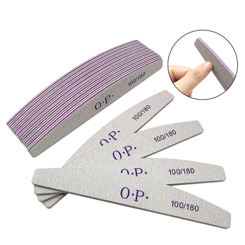 Nail File Buffer - 3/5 Pcs, 100/180 Grit