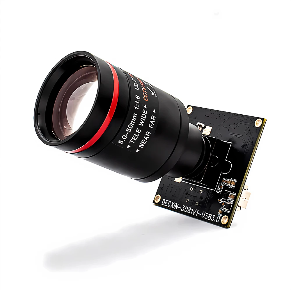 M12 Varifocal Lens 10X Zoom 2.3MP 120FPS Global Shutter USB3.0 Camera Plug And P
