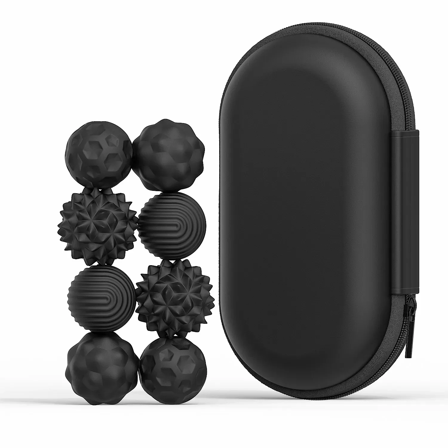 8PCS Black