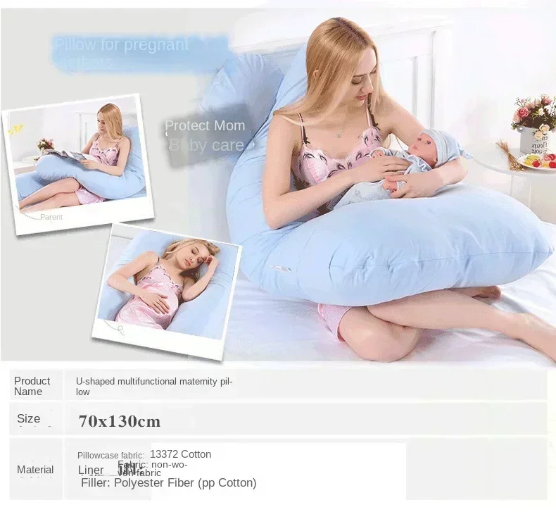 Detailed view of the high thread count pregnancy pillowcase fabric.