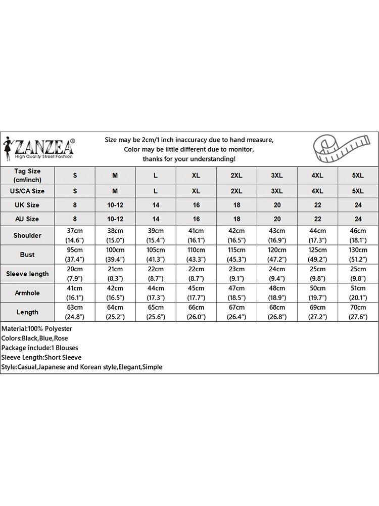 ZANZEA 한국 디자이너 보타이 블라우스, 콜드 숄더 블라우스, 체크 무늬 스티치 셔츠, 루즈 반팔 상의, 2024 여름 패션