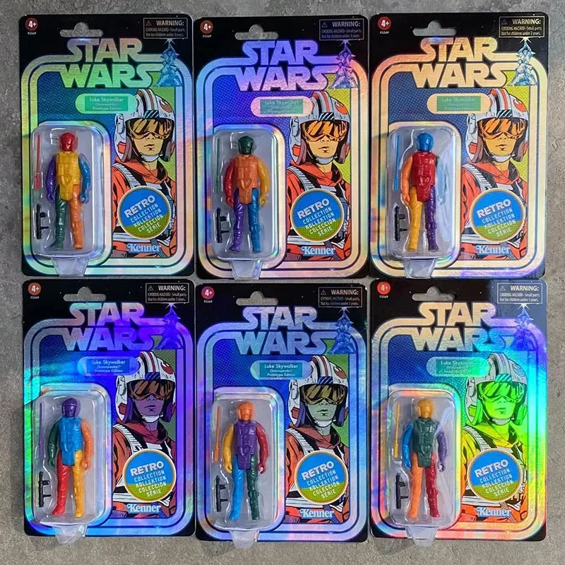 Star Wars Mandalorian Retro Collection Figure Luke Skywalker (Snowspeeder) Prototype Edition Toys Action Figures Da 3.75 Pollici