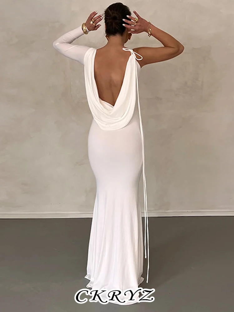 

Женское летнее платье с V-образным вырезом и длинным рукавом