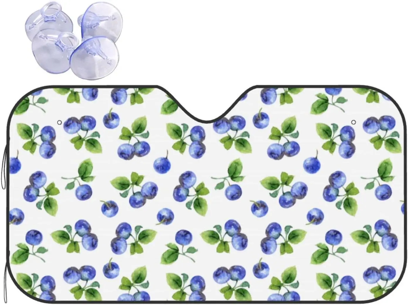 

Blueberry Car Windshield Sun Shade Block Uv Sunshade for Front Window Foldable Sun Visor Protector,Keep Vehicle Cool 2 Size